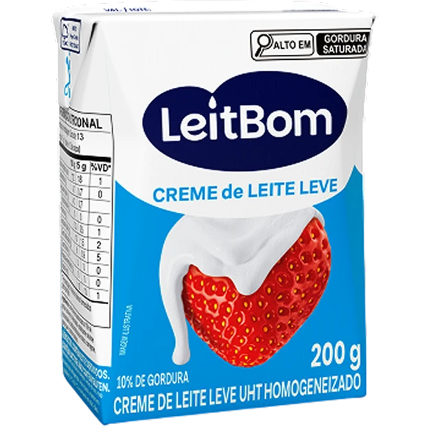 Creme de Leite Leve 200g LeitBom
