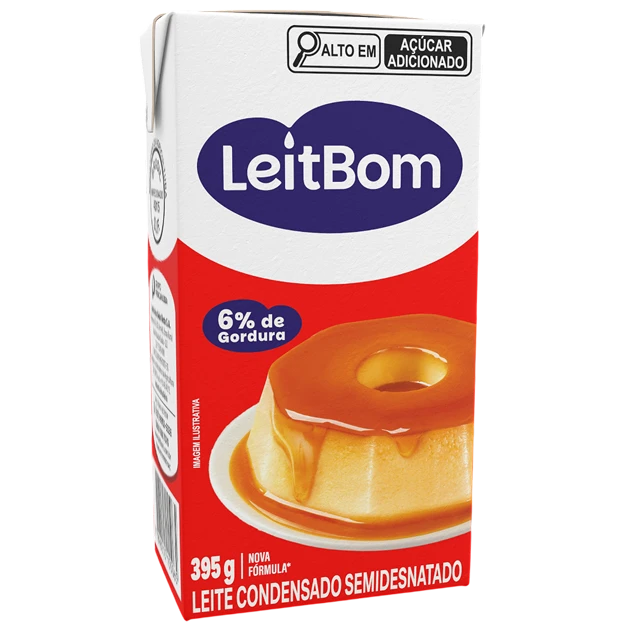 Leite Condensado Semidesnatado 395g LeitBom