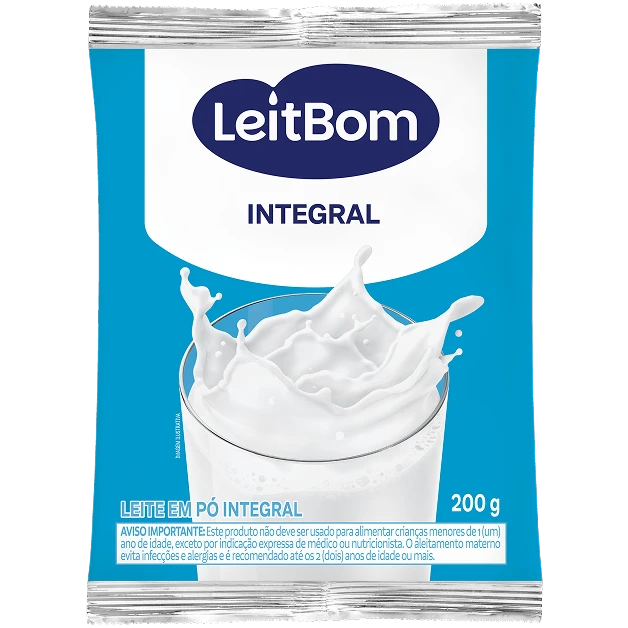 Leite em Pó Integral 200g LeitBom