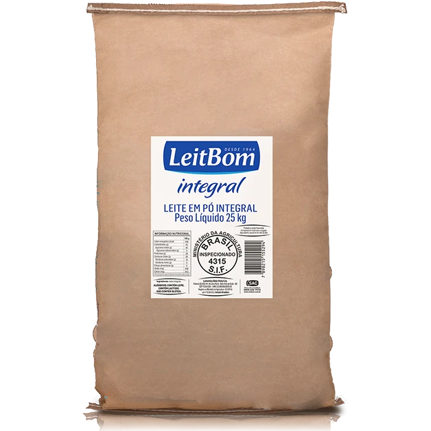 Leite em Pó Integral 25kg LeitBom