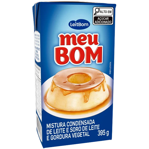 Mistura Condensada de Leite Soro de Leite e Gordura Vegetal MeuBom 395g LeitBom