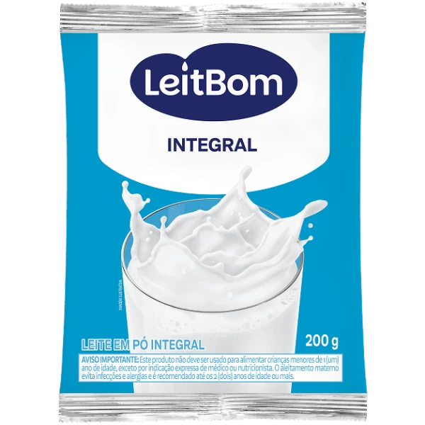 Leite em Pó Integral 200g LeitBom