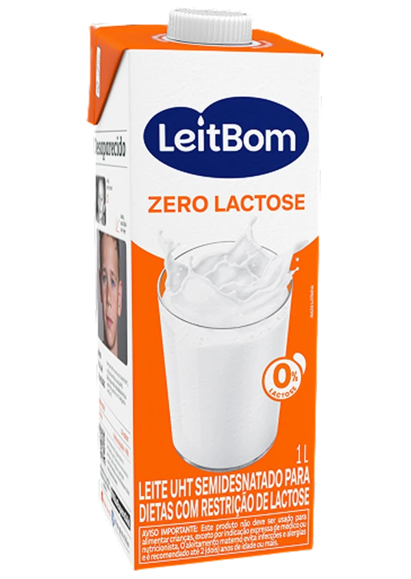 Leite Semidesnatado Zero Lactose LeitBom