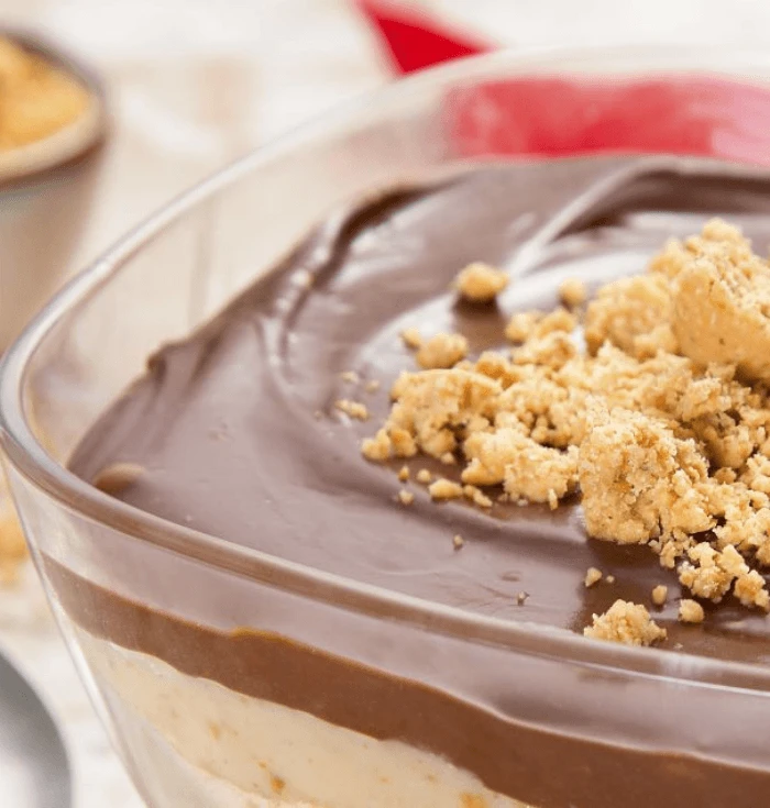 Pavê de Paçoca e Chocolate