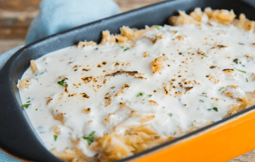 Gratinado de Bacalhau com purê de Mandioquinha