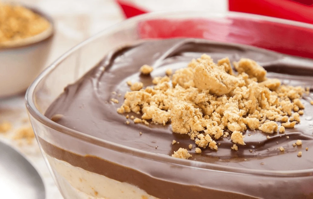 Pavê de Paçoca e Chocolate